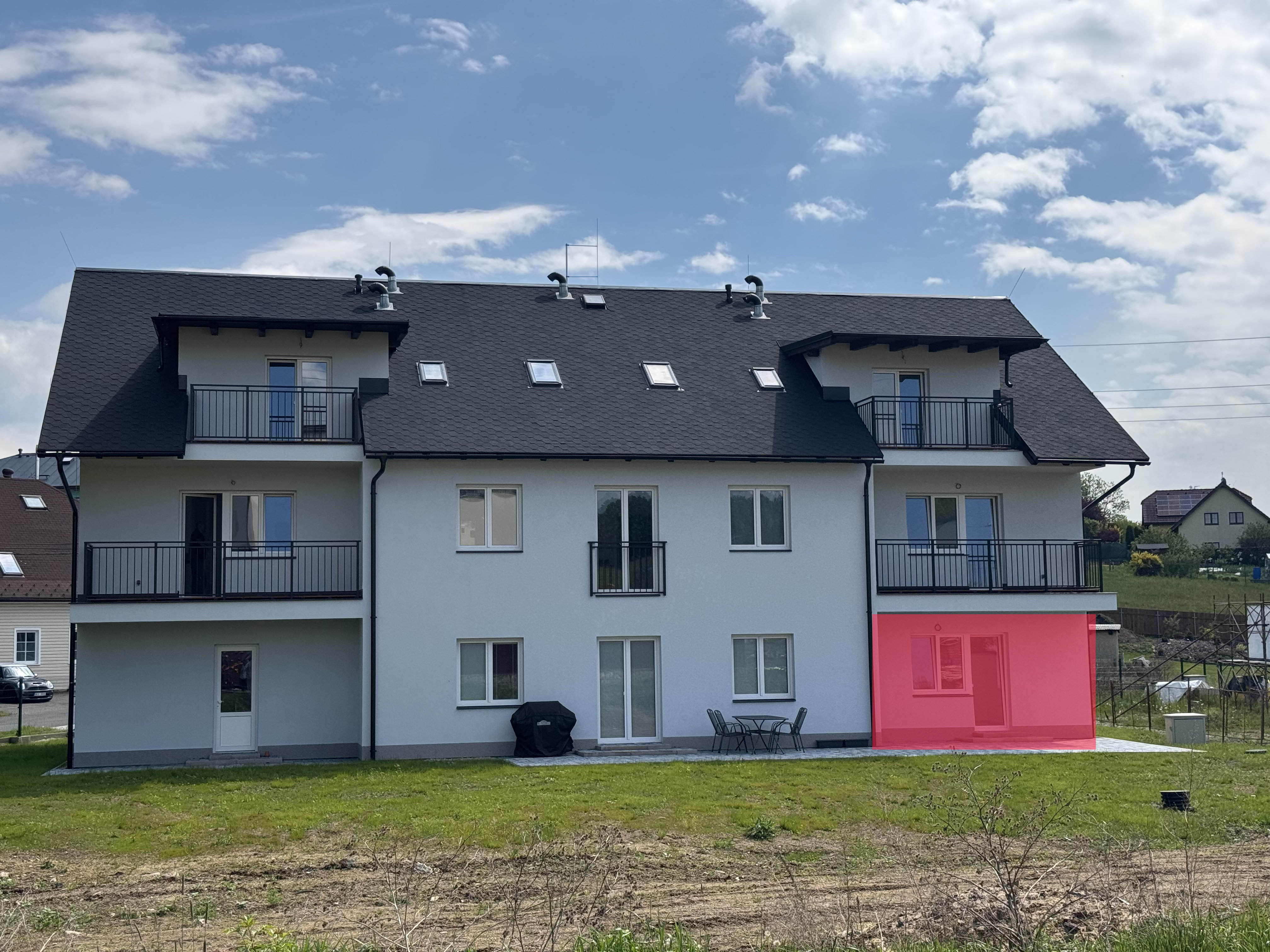 Byt č.1: 3+KK 83,8 m²