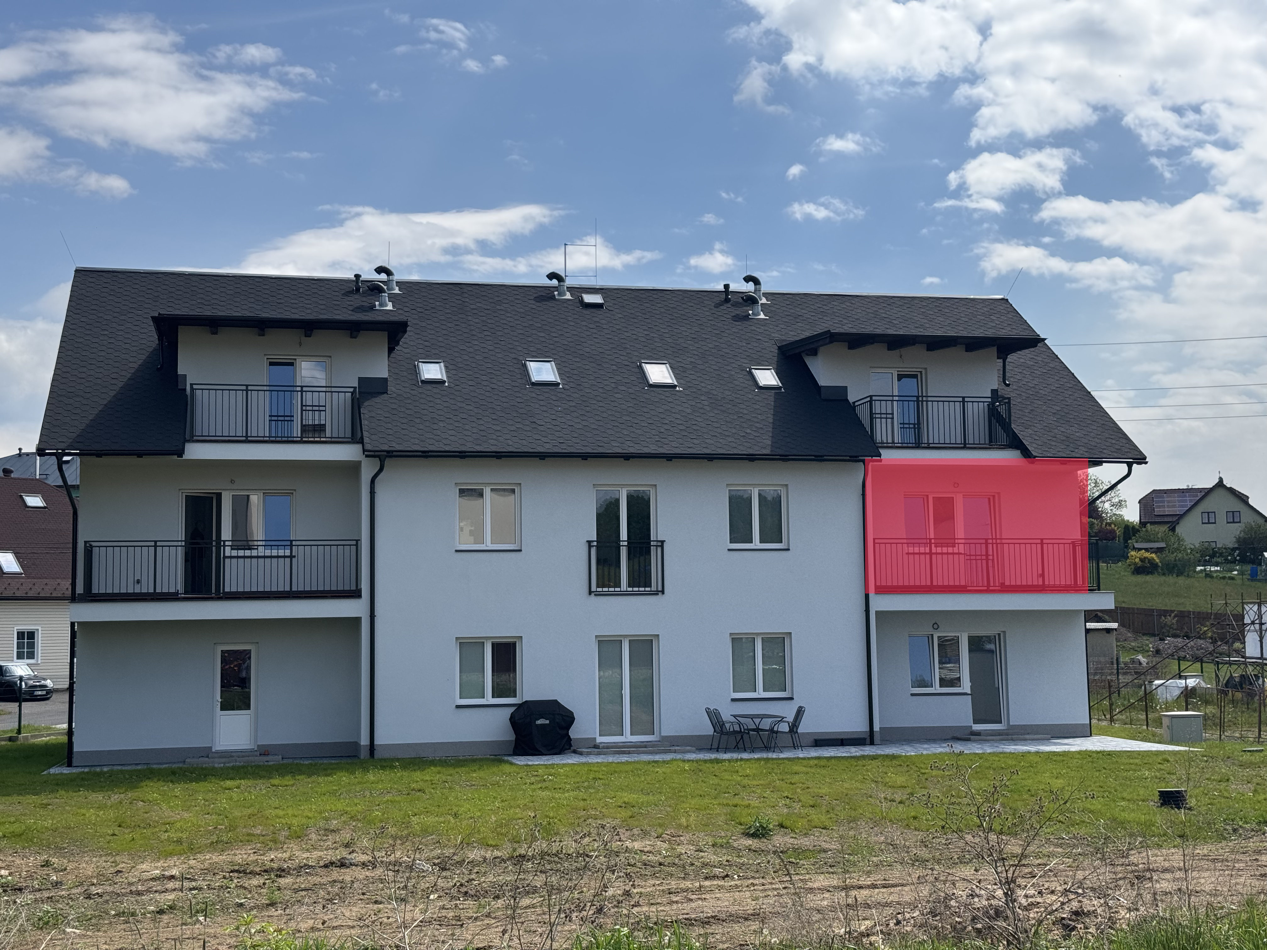 Byt č.3: 3+KK 83,8 m²