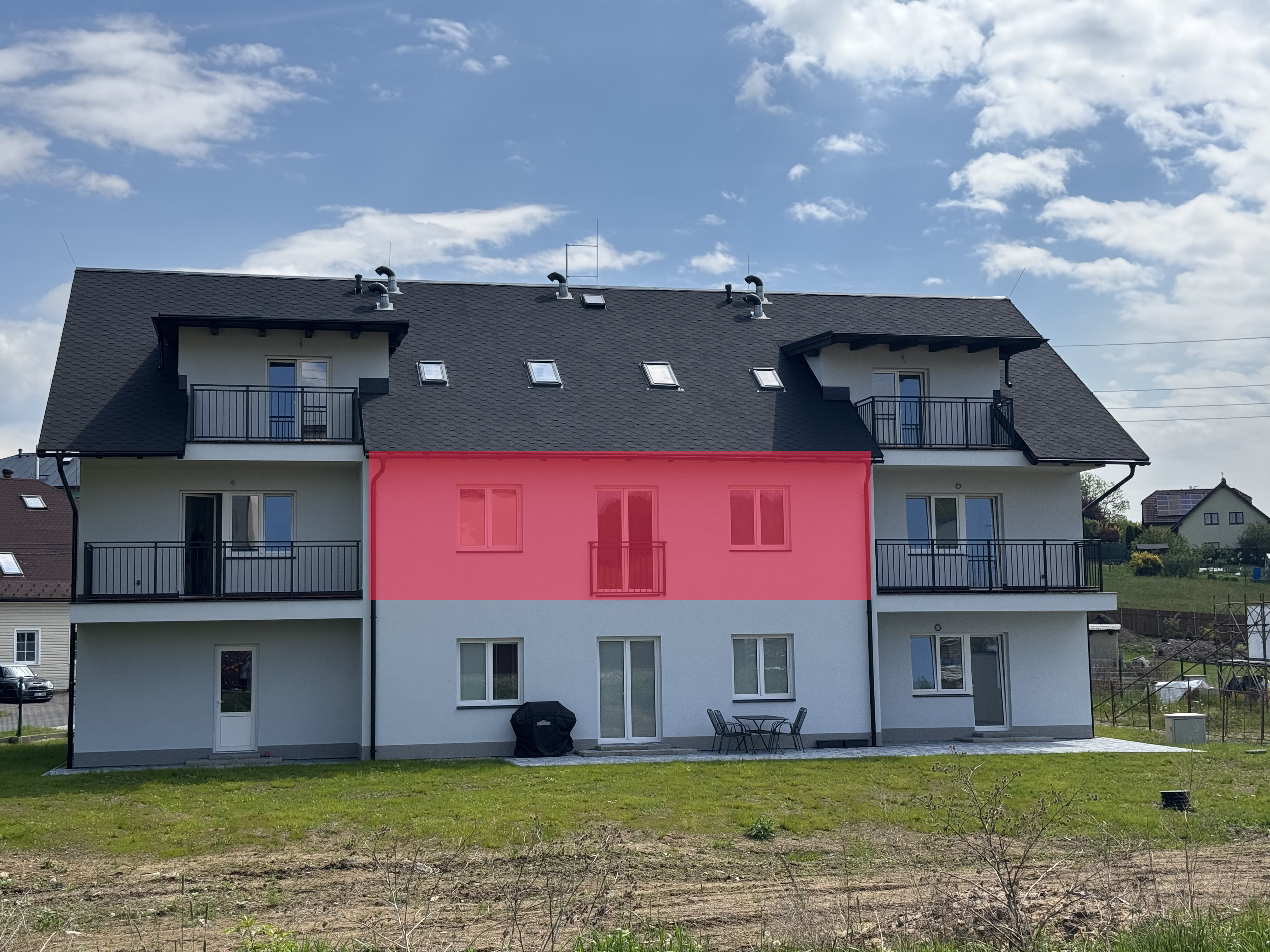 Byt č.4: 2+KK 46,8 m²