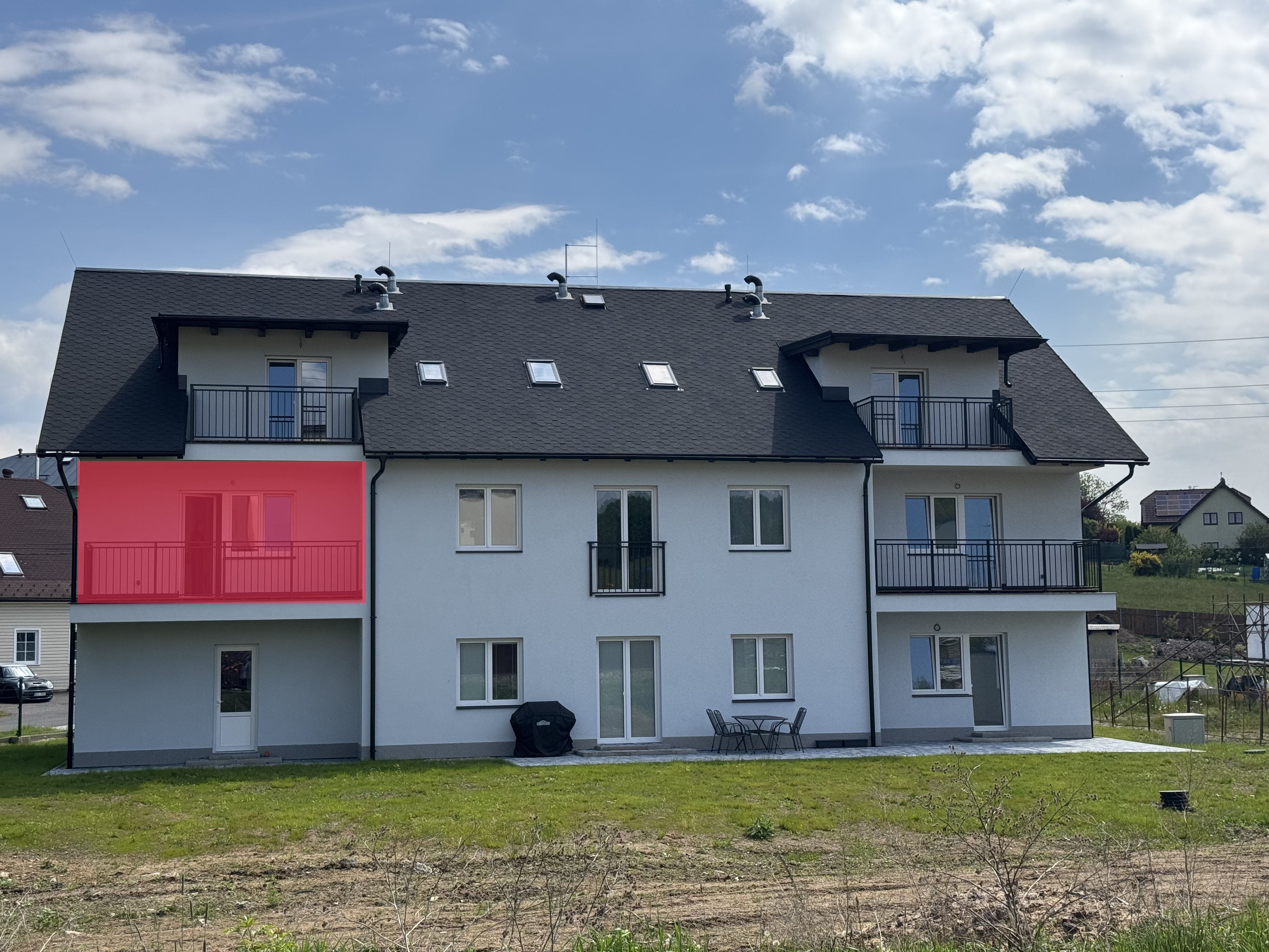 Byt č.5: 3+KK 92,6 m²